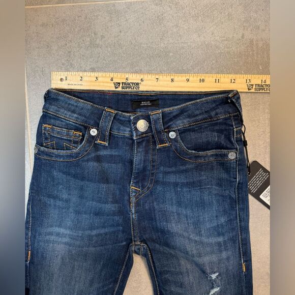 True Religion | Halle Midrise Capri - 24 NWT - Picture 6 of 12